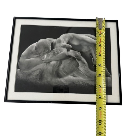The Picture House Framed Black and White Art Print Erotic Sculpture - Picture 5 of 6